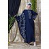 Embroidered abaya with Butterfly sleeves